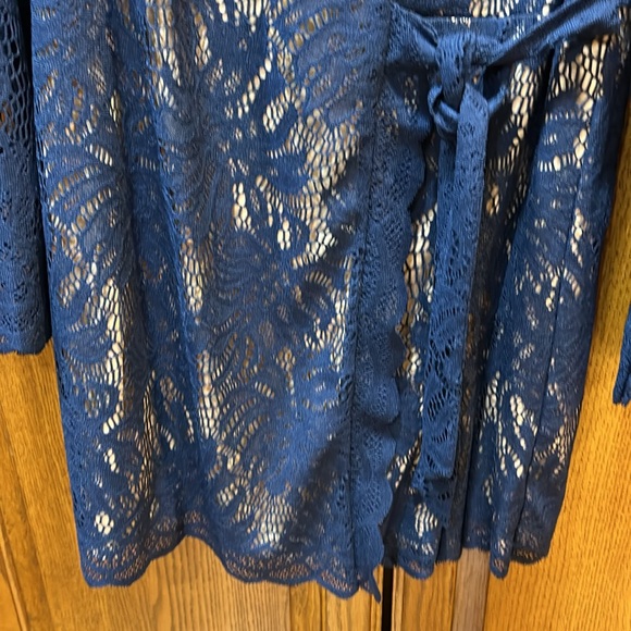 Lilly Pulitzer Navy Lace Dress/Skort XL - Picture 3 of 6